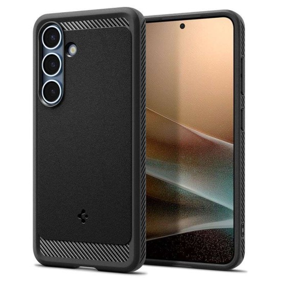 Husa telefon Spigen Rugged Armor MagSafe, TPU, carbon, negru (Spigen, S25) by www.silkase.ro Husa telefon Spigen Rugged Armor MagSafe, TPU, carbon, negru (S25, ACS08998) by www.silkase.ro