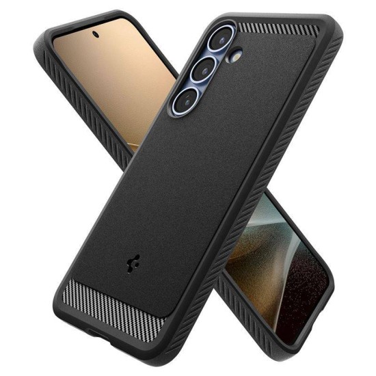 Husa telefon Spigen Rugged Armor MagSafe, TPU, carbon, negru (Spigen, S25) by www.silkase.ro Husa telefon Spigen Rugged Armor MagSafe, TPU, carbon, negru (S25, ACS08998) by www.silkase.ro