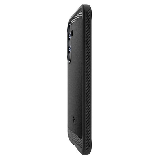 Husa telefon Spigen Rugged Armor MagSafe, TPU, carbon, negru (Spigen, S25) by www.silkase.ro Husa telefon Spigen Rugged Armor MagSafe, TPU, carbon, negru (S25, ACS08998) by www.silkase.ro