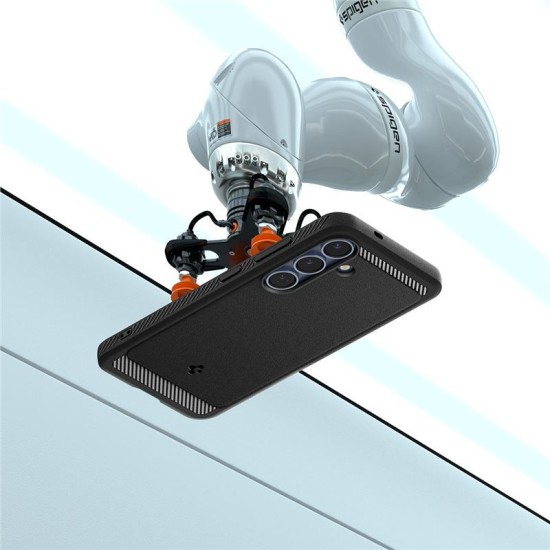 Husa telefon Spigen Rugged Armor MagSafe, TPU, carbon, negru (Spigen, S25) by www.silkase.ro Husa telefon Spigen Rugged Armor MagSafe, TPU, carbon, negru (S25, ACS08998) by www.silkase.ro