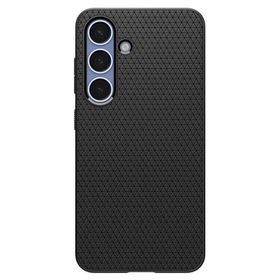 Husa Spigen Liquid Air pentru Samsung Galaxy S25, culoare negru mat (S25, ACS09000) by www.silkase.ro