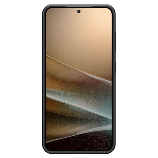 Husa Spigen Liquid Air pentru Samsung Galaxy S25, culoare negru mat (S25, ACS09000) by www.silkase.ro