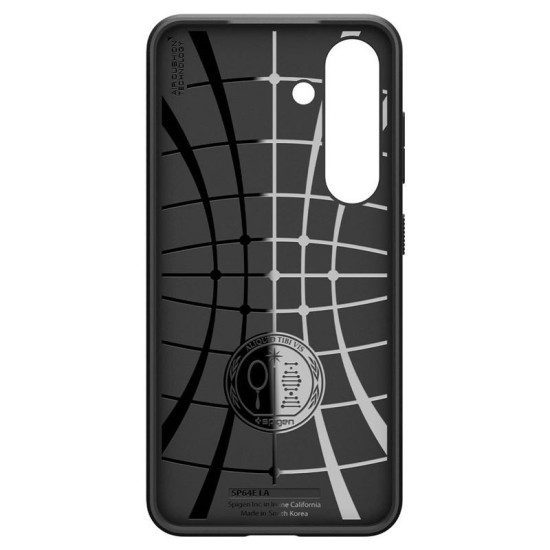 Husa Spigen Liquid Air pentru Samsung Galaxy S25, culoare negru mat (S25, ACS09000) by www.silkase.ro