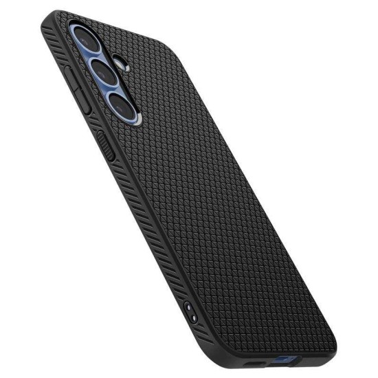 Husa Spigen Liquid Air pentru Samsung Galaxy S25, culoare negru mat (S25, ACS09000) by www.silkase.ro
