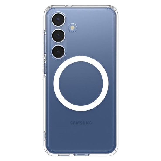Husa Spigen Ultra Hybrid pentru Samsung Galaxy S25, Magsafe, alb clear (S25, ACS09002) by www.silkase.ro