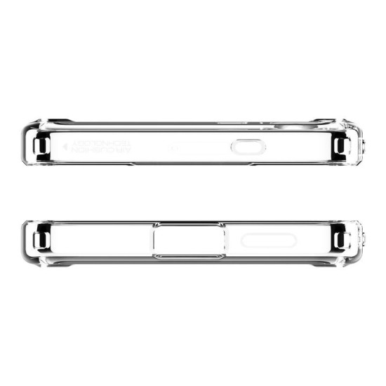 Husa Spigen Ultra Hybrid pentru Samsung Galaxy S25, Magsafe, alb clear (S25, ACS09002) by www.silkase.ro