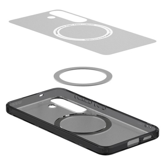 Husa hibrida Spigen Ultra Hybrid MagSafe pentru Samsung Galaxy S25, negru matuit (Spigen, Ingredi) by www.silkase.ro Husa hibrida Spigen Ultra Hybrid MagSafe pentru Samsung Galaxy S25, negru matuit (S25, ACS09005) by www.silkase.ro
