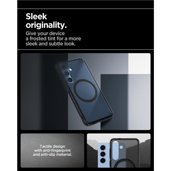 Husa hibrida Spigen Ultra Hybrid MagSafe pentru Samsung Galaxy S25, negru matuit (Spigen, Ingredi) by www.silkase.ro Husa hibrida Spigen Ultra Hybrid MagSafe pentru Samsung Galaxy S25, negru matuit (S25, ACS09005) by www.silkase.ro