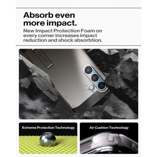 Husa Spigen Tough Armor, compatibila MagSafe pentru Samsung Galaxy S25, design minimalist (S25, ACS09009) by www.silkase.ro