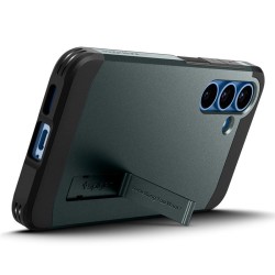 Husa Spigen Tough Armor MagSafe, protectie suplimentara, design minimalist, verde abis, pentru Samsung Galaxy S25 Husa Spigen Tough Armor MagSafe, protectie suplimentara, design minimalist, verde abis, pentru Samsung Galaxy S25