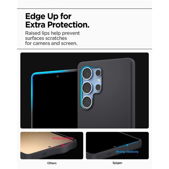 Husa Spigen Silicone Fit MagSafe pentru Samsung Galaxy S25 Ultra, black (Spigen, S25 Ultra) by www.silkase.ro Husa Spigen Silicone Fit MagSafe pentru Samsung Galaxy S25 Ultra, black (S25 Ultra, ACS09017) by www.silkase.ro