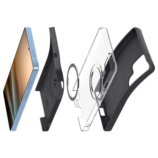 Husa Spigen Silicone Fit MagSafe pentru Samsung Galaxy S25 Ultra, black (Spigen, S25 Ultra) by www.silkase.ro Husa Spigen Silicone Fit MagSafe pentru Samsung Galaxy S25 Ultra, black (S25 Ultra, ACS09017) by www.silkase.ro