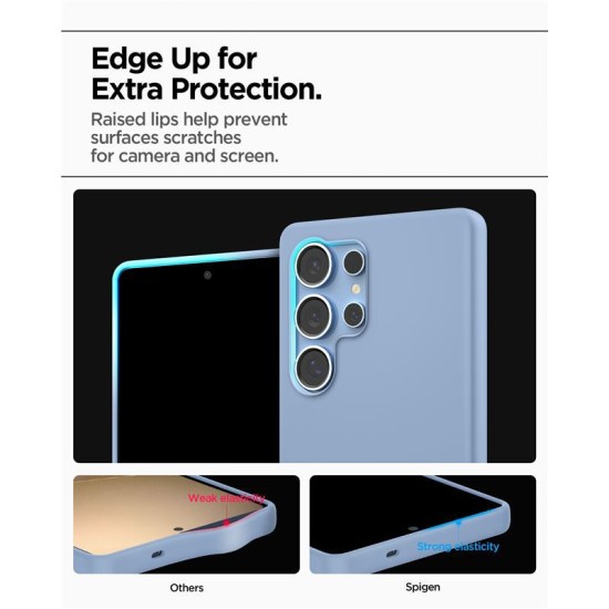 Husa Spigen Silicone Fit MagSafe pentru Samsung Galaxy S25 Ultra, sapphire blue (Spigen, S25 Ultra) by www.silkase.ro Husa Spigen Silicone Fit MagSafe pentru Samsung Galaxy S25 Ultra, sapphire blue (S25 Ultra, ACS09018) by www.silkase.ro