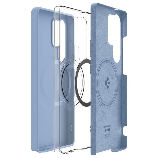 Husa Spigen Silicone Fit MagSafe pentru Samsung Galaxy S25 Ultra, sapphire blue (Spigen, S25 Ultra) by www.silkase.ro Husa Spigen Silicone Fit MagSafe pentru Samsung Galaxy S25 Ultra, sapphire blue (S25 Ultra, ACS09018) by www.silkase.ro