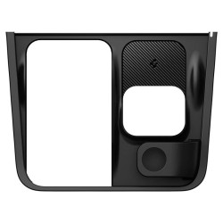 Suport cu hub si incarcare wireless 3 in 1 Spigen pentru Tesla Model Y/3, negru
