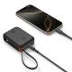 Baterie externa Spigen Essential 10000 mAh 30W cu cablu integrat, neagra (Spigen, Ingredi) by www.silkase.ro Baterie externa Spigen Essential 10000 mAh 30W cu cablu integrat, neagra (Baterii Externe, ABA09023) by www.silkase.ro