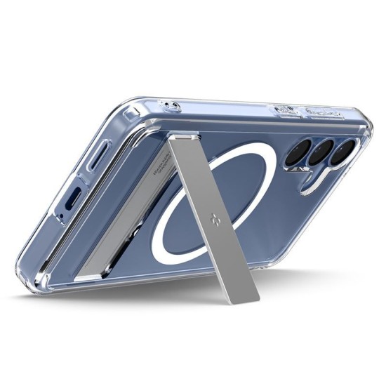 Husa Spigen Ultra Hybrid S MagSafe compatibila cu Samsung Galaxy S25 Clear White (Spigen, S25) by www.silkase.ro Husa Spigen Ultra Hybrid S MagSafe compatibila cu Samsung Galaxy S25 Clear White (S25, ACS09026) by www.silkase.ro