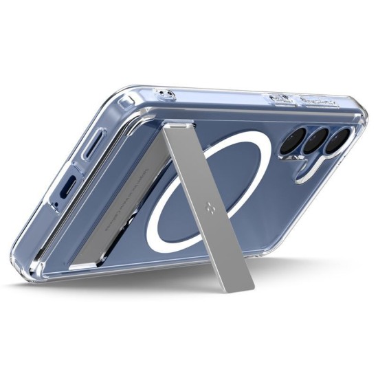 Husa Spigen Ultra Hybrid S MagSafe compatibila cu Samsung Galaxy S25 Clear White (Spigen, S25) by www.silkase.ro Husa Spigen Ultra Hybrid S MagSafe compatibila cu Samsung Galaxy S25 Clear White (S25, ACS09026) by www.silkase.ro