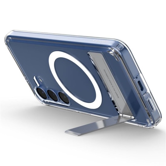 Husa Spigen Ultra Hybrid S MagSafe compatibila cu Samsung Galaxy S25 Clear White (Spigen, S25) by www.silkase.ro Husa Spigen Ultra Hybrid S MagSafe compatibila cu Samsung Galaxy S25 Clear White (S25, ACS09026) by www.silkase.ro