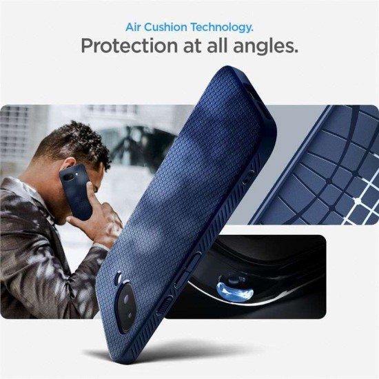 Husa Spigen Liquid Air pentru Google Pixel 9a, albastru navy (Pixel 9a, ACS09040) by www.silkase.ro