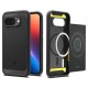 Husa Spigen Rugged Armor pentru Google Pixel 9a, Magsafe, negru mat (Pixel 9a, ACS09041) by www.silkase.ro