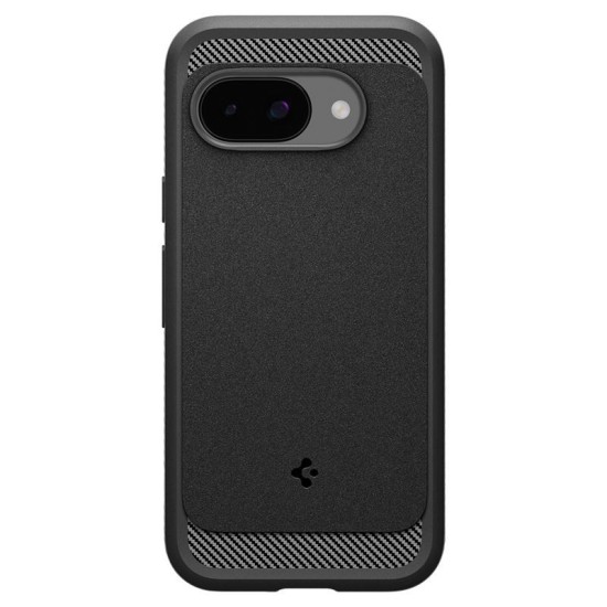 Husa Spigen Rugged Armor pentru Google Pixel 9a, Magsafe, negru mat (Pixel 9a, ACS09041) by www.silkase.ro