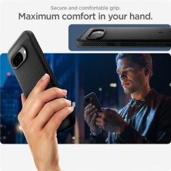 Husa Spigen Rugged Armor pentru Google Pixel 9a, Magsafe, negru mat