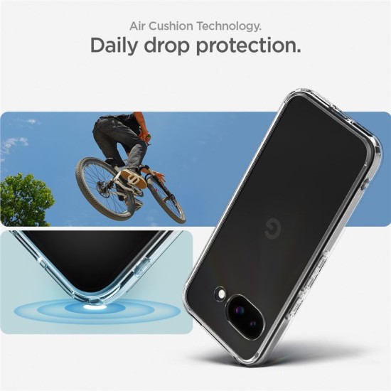Husa Spigen Ultra Hybrid pentru Google Pixel 9a, crystal clear (Pixel 9a, ACS09042) by www.silkase.ro