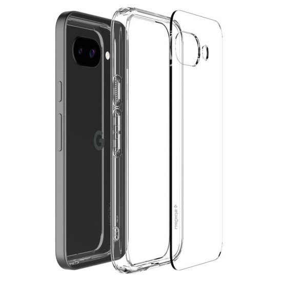 Husa Spigen Ultra Hybrid pentru Google Pixel 9a, crystal clear (Pixel 9a, ACS09042) by www.silkase.ro