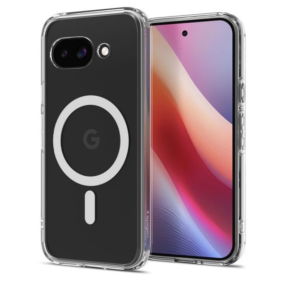 Husa Spigen Ultra Hybrid pentru Google Pixel 9a, magsafe, alb clear (Spigen, Pixel 9a) by www.silkase.ro Husa Spigen Ultra Hybrid pentru Google Pixel 9a, magsafe, alb clear (Pixel 9a, ACS09043) by www.silkase.ro