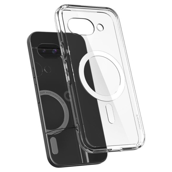 Husa Spigen Ultra Hybrid pentru Google Pixel 9a, magsafe, alb clear (Spigen, Pixel 9a) by www.silkase.ro Husa Spigen Ultra Hybrid pentru Google Pixel 9a, magsafe, alb clear (Pixel 9a, ACS09043) by www.silkase.ro