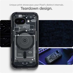 Husa Spigen Ultra Hybrid pentru Google Pixel 9a, Magsafe, zero one black