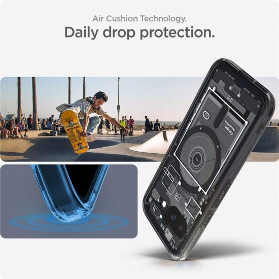 Husa Spigen Ultra Hybrid pentru Google Pixel 9a, Magsafe, zero one black (Pixel 9a, ACS09044) by www.silkase.ro