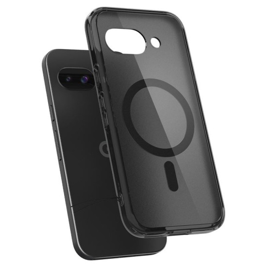 Husa Spigen Ultra Hybrid pentru Google Pixel 9a, Magsafe, frost black (Pixel 9a, ACS09045) by www.silkase.ro