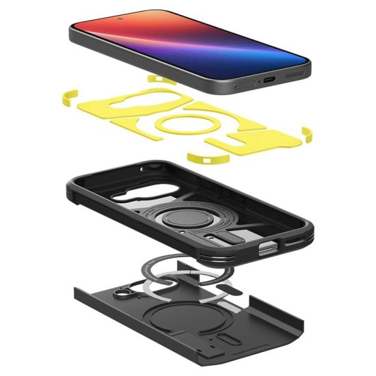 Husa Spigen Tough Armor pentru Google Pixel 9a, Magsafe, negru (Pixel 9a, ACS09046) by www.silkase.ro