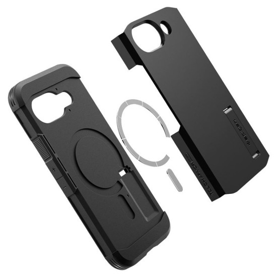 Husa Spigen Tough Armor pentru Google Pixel 9a, Magsafe, negru (Pixel 9a, ACS09046) by www.silkase.ro