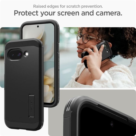 Husa Spigen Tough Armor pentru Google Pixel 9a, Magsafe, negru (Pixel 9a, ACS09046) by www.silkase.ro
