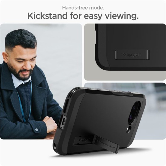 Husa Spigen Tough Armor pentru Google Pixel 9a, Magsafe, negru (Pixel 9a, ACS09046) by www.silkase.ro