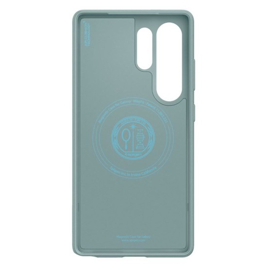 Husa Spigen Parallax MagSafe pentru Samsung Galaxy S25 Ultra, sage green (S25 Ultra, ACS09053) by www.silkase.ro