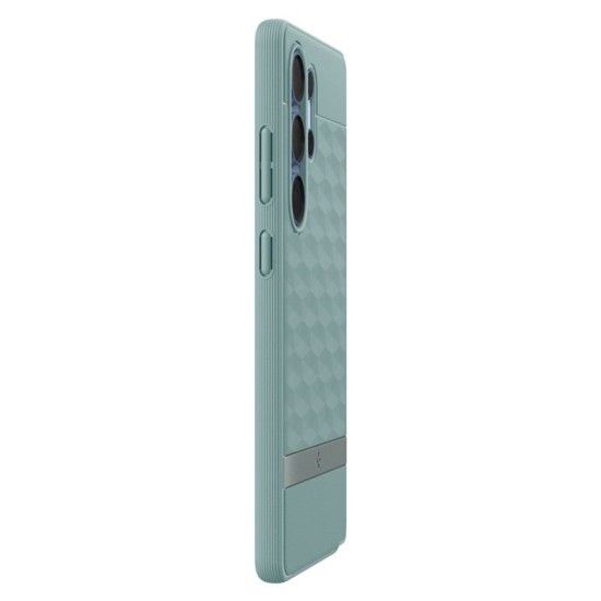 Husa Spigen Parallax MagSafe pentru Samsung Galaxy S25 Ultra, sage green (S25 Ultra, ACS09053) by www.silkase.ro