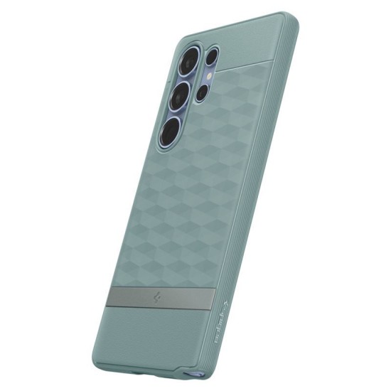 Husa Spigen Parallax MagSafe pentru Samsung Galaxy S25 Ultra, sage green (S25 Ultra, ACS09053) by www.silkase.ro