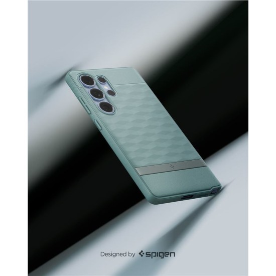 Husa Spigen Parallax MagSafe pentru Samsung Galaxy S25 Ultra, sage green (S25 Ultra, ACS09053) by www.silkase.ro