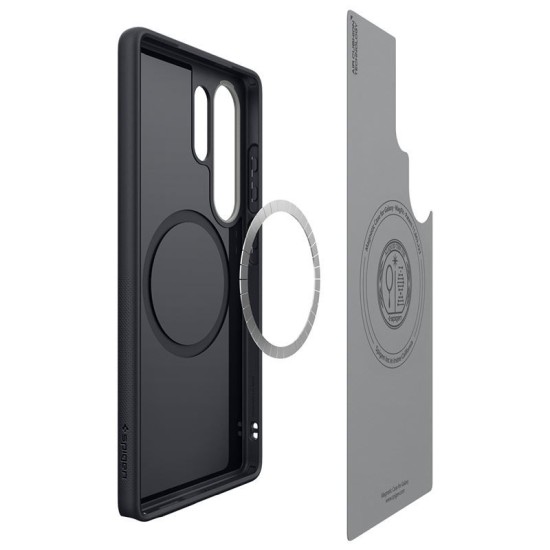 Husa Spigen Nano Pop pentru Samsung Galaxy S25 Ultra, Magsafe, negru sesame (S25 Ultra, ACS09057) by www.silkase.ro