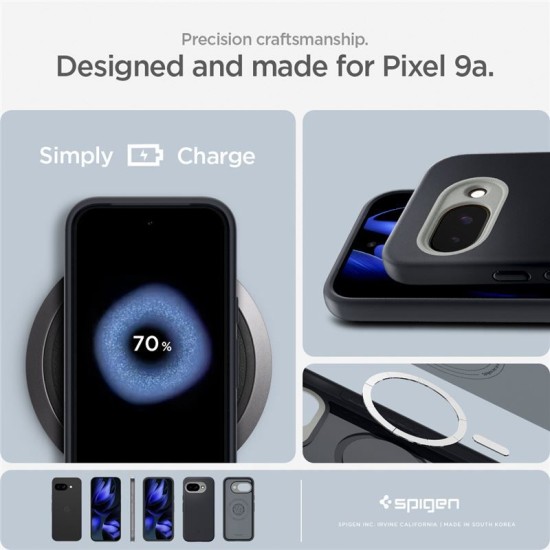 Husa Spigen Nano Pop pentru Google Pixel 9a, Magsafe, negru sesame (Spigen, Pixel 9a) by www.silkase.ro Husa Spigen Nano Pop pentru Google Pixel 9a, Magsafe, negru sesame (Pixel 9a, ACS09065) by www.silkase.ro