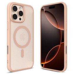 Husa Spigen Ultra Hybrid T MagSafe compatibila cu iPhone 16 Pro Frost Rose Titanium