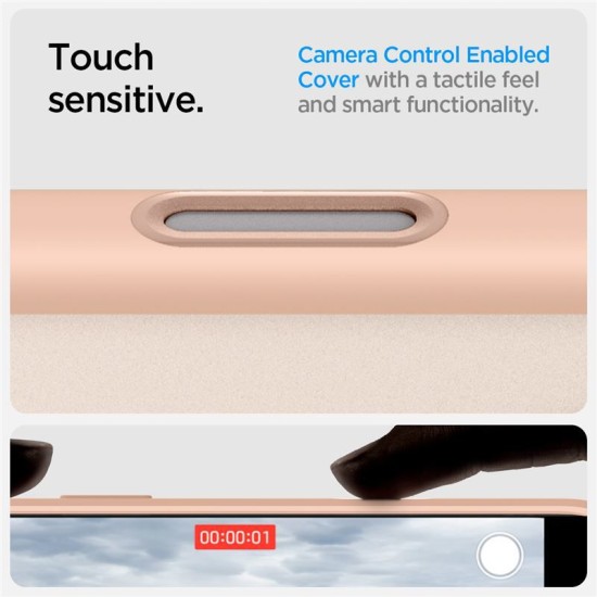 Husa Spigen Ultra Hybrid T MagSafe compatibila cu iPhone 16 Pro Frost Rose Titanium (iPhone 15 Pro, ACS09071) by www.silkase.ro