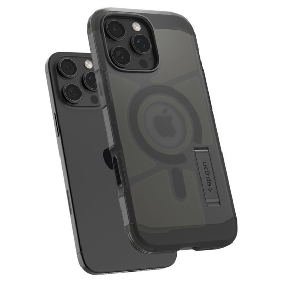 Husa Spigen Tough Armor T MagSafe compatibila cu iPhone 16 Pro Frost Black (Spigen, iPhone 15 Pro) by www.silkase.ro Husa Spigen Tough Armor T MagSafe compatibila cu iPhone 16 Pro Frost Black (iPhone 15 Pro, ACS09072) by www.silkase.ro