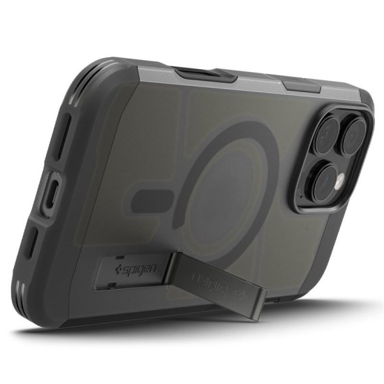 Husa Spigen Tough Armor T MagSafe compatibila cu iPhone 16 Pro Frost Black (Spigen, iPhone 15 Pro) by www.silkase.ro Husa Spigen Tough Armor T MagSafe compatibila cu iPhone 16 Pro Frost Black (iPhone 15 Pro, ACS09072) by www.silkase.ro