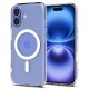 Husa telefon Spigen Ultra Hibrid "T" MagSafe, TPU, transparenta/alb, compatibila cu iPhone 16 (Spigen, iPhone 16) by www.silkase.ro Husa telefon Spigen Ultra Hibrid "T" MagSafe, TPU, transparenta/alb, compatibila cu iPhone 16 (iPhone 16, ACS09073) by www.silkase.ro