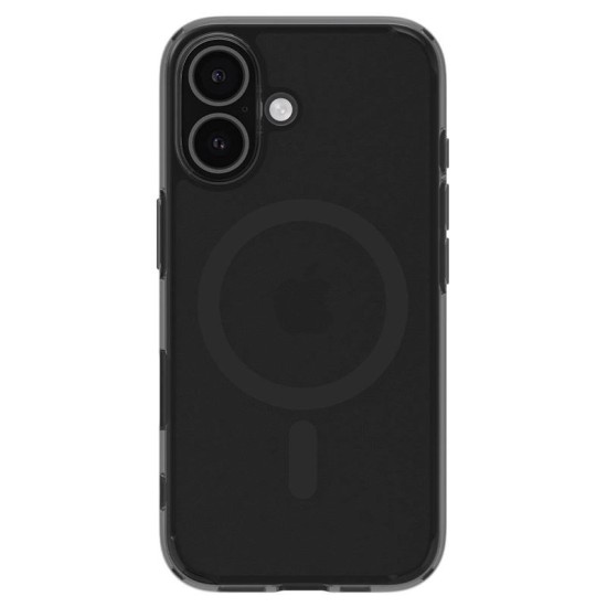 Husa telefon Spigen Ultra Hibrid T MagSafe, protectie hibrida, negru, compatibila cu Apple iPhone 16 (iPhone 16, ACS09074) by www.silkase.ro